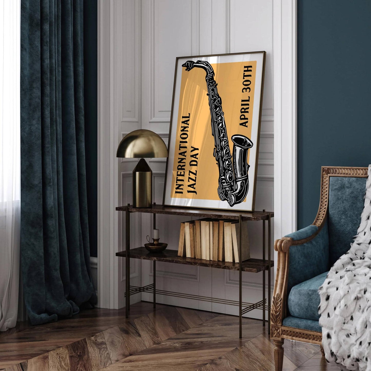 International Jazz Day Saxophone Poster - HypeSheriff