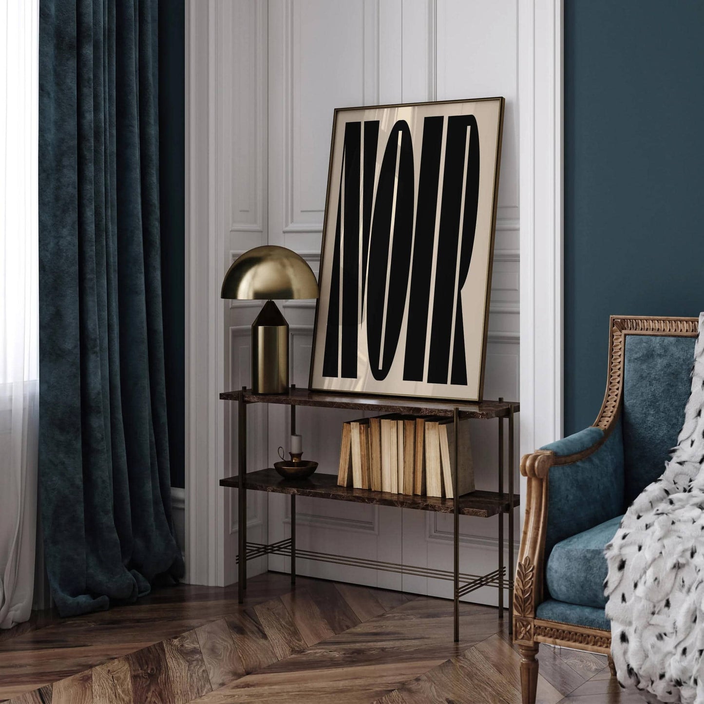 Noir Typography Poster - HypeSheriff