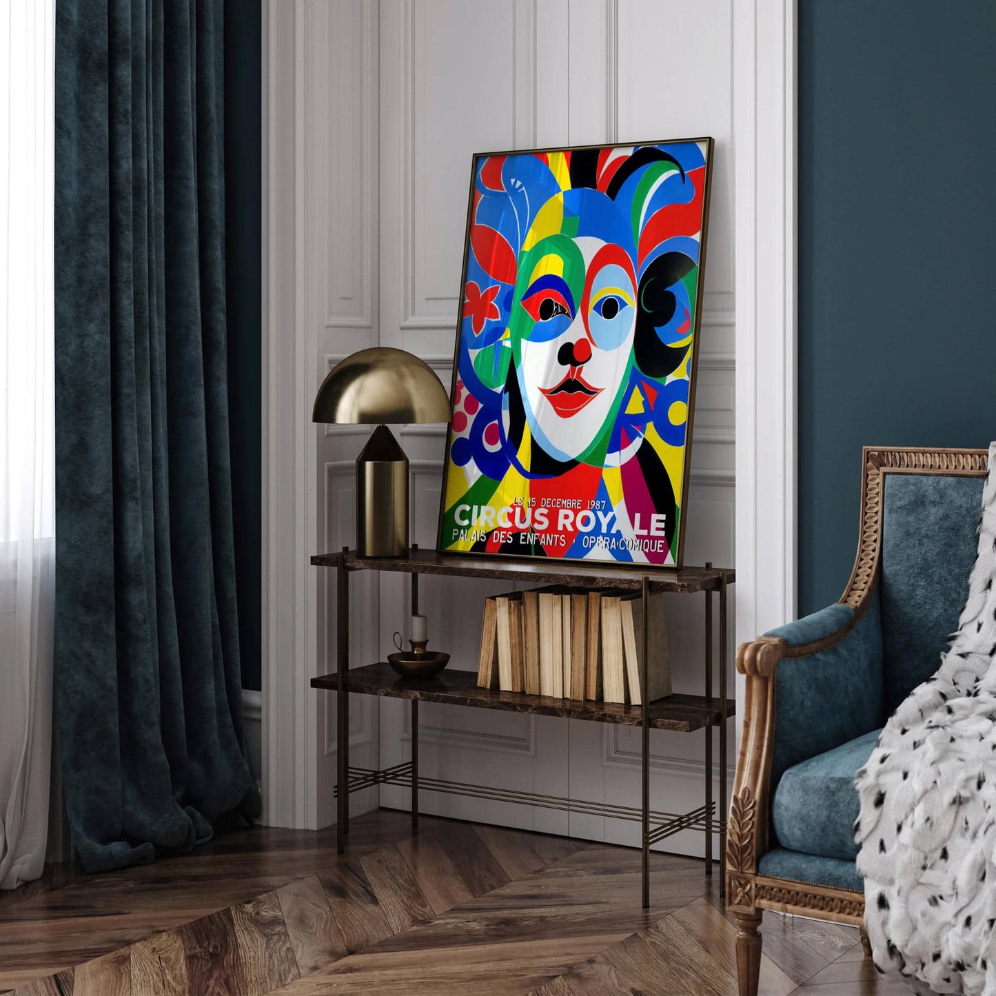 1987 French Circus Royale Poster - HypeSheriff