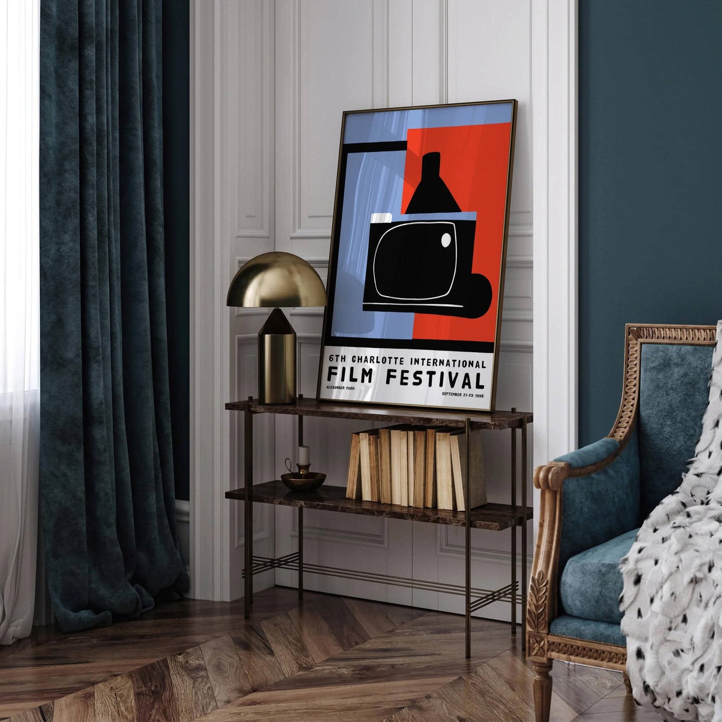 Charlotte Film Festival Vintage Poster - HypeSheriff