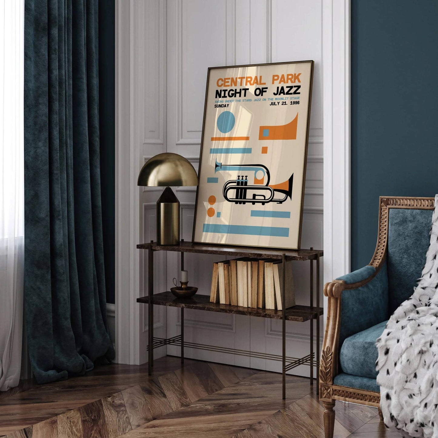 Central Park NIGHT OF JAZZ Poster - HypeSheriff