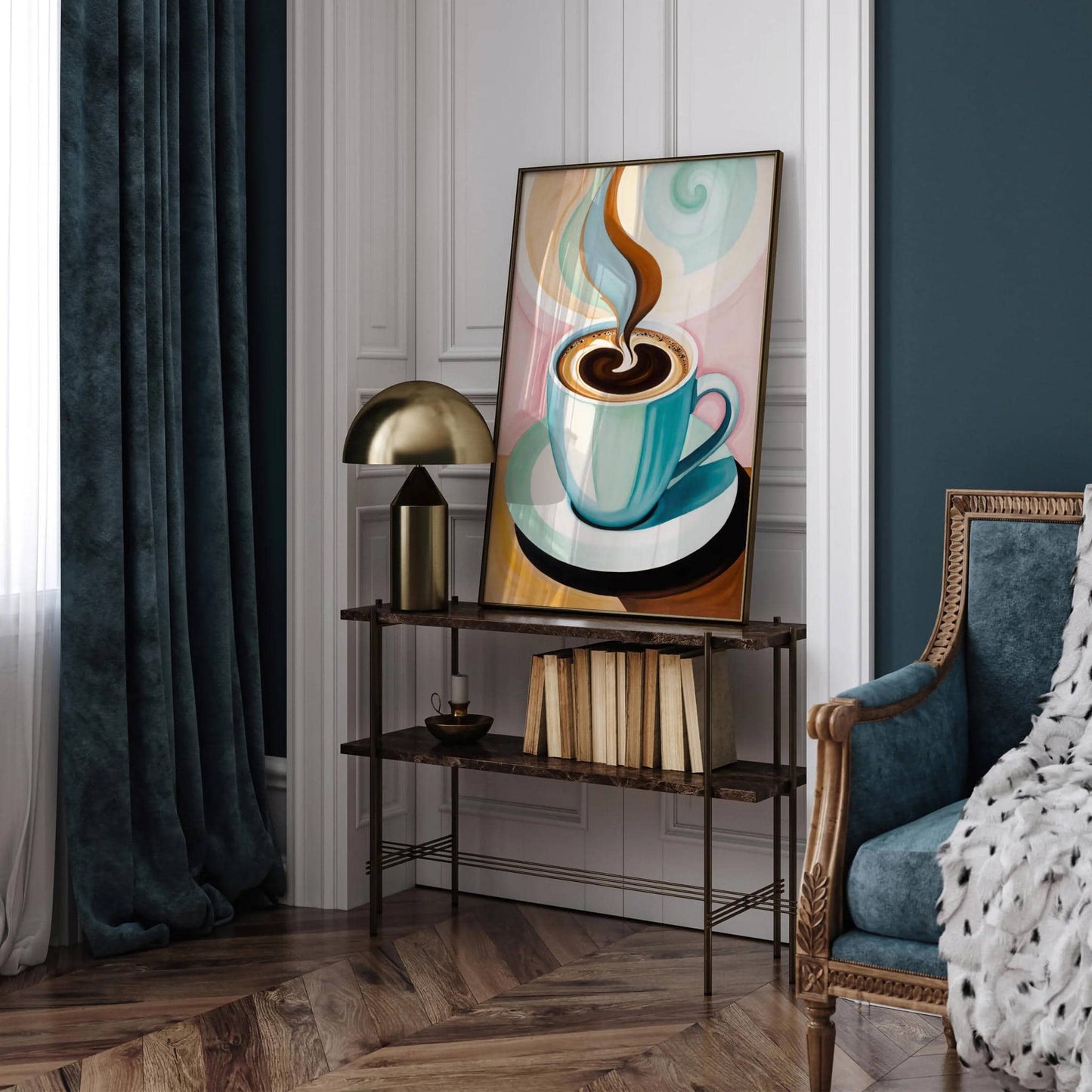 Black Coffee Kitchen Art Print 2025 - HypeSheriff