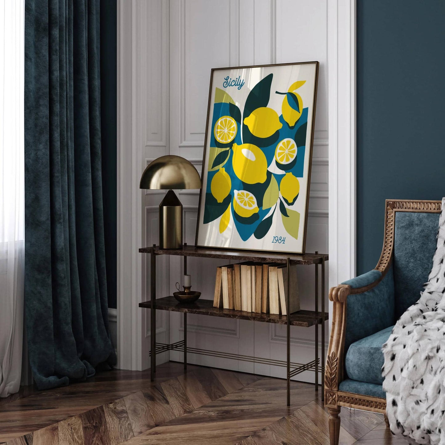 Sicily Lemon Yellow Poster - HypeSheriff