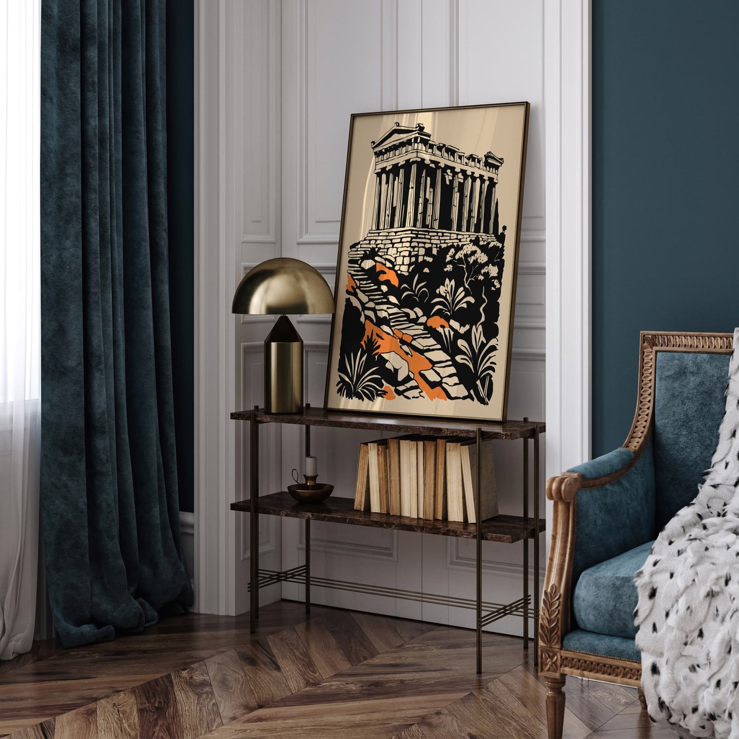 Acropolis of Athens Greece Ancient Architecture Poster