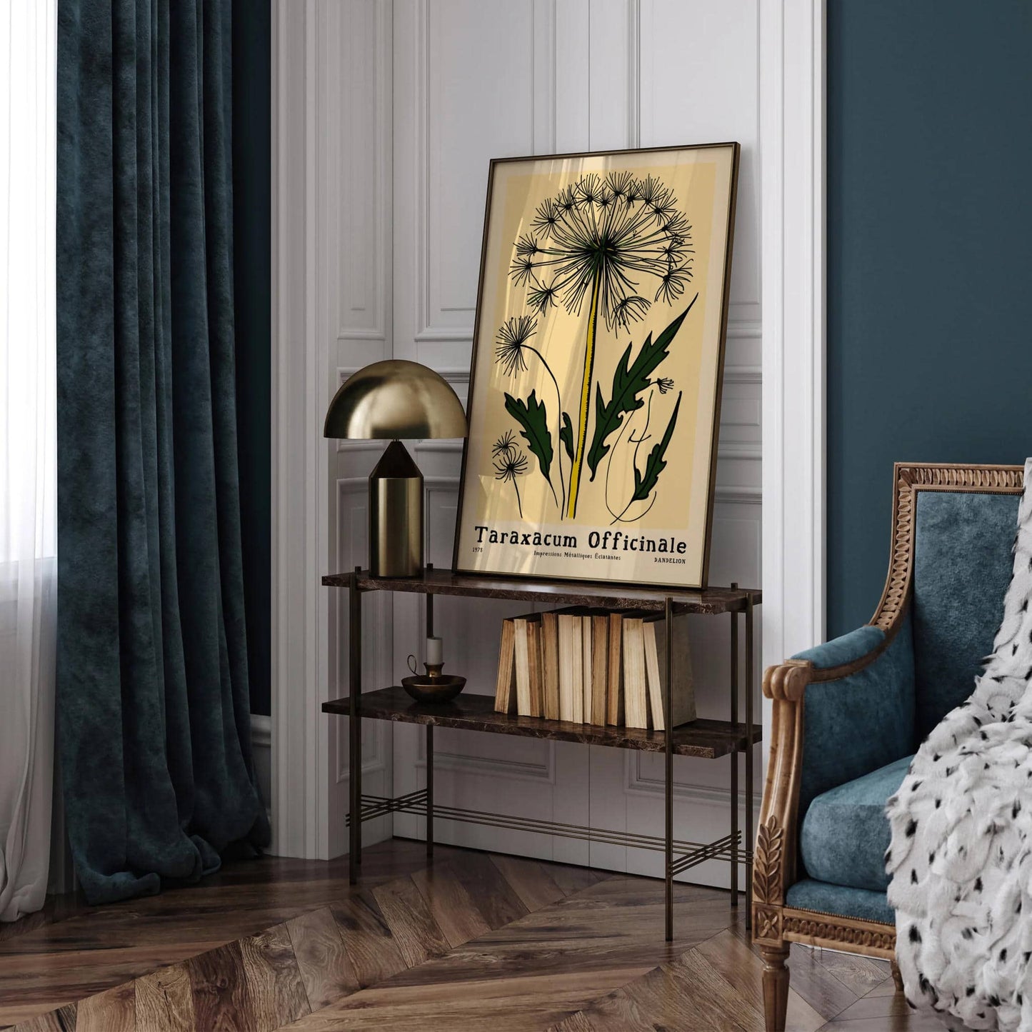 Dancelion - Retro Botanical Art Prints - HypeSheriff