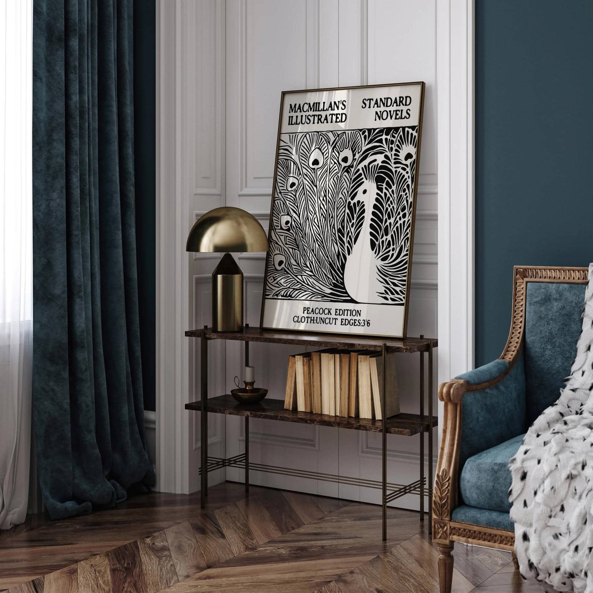 Macmillan's Illustrated Novels Vintage Poster - HypeSheriff