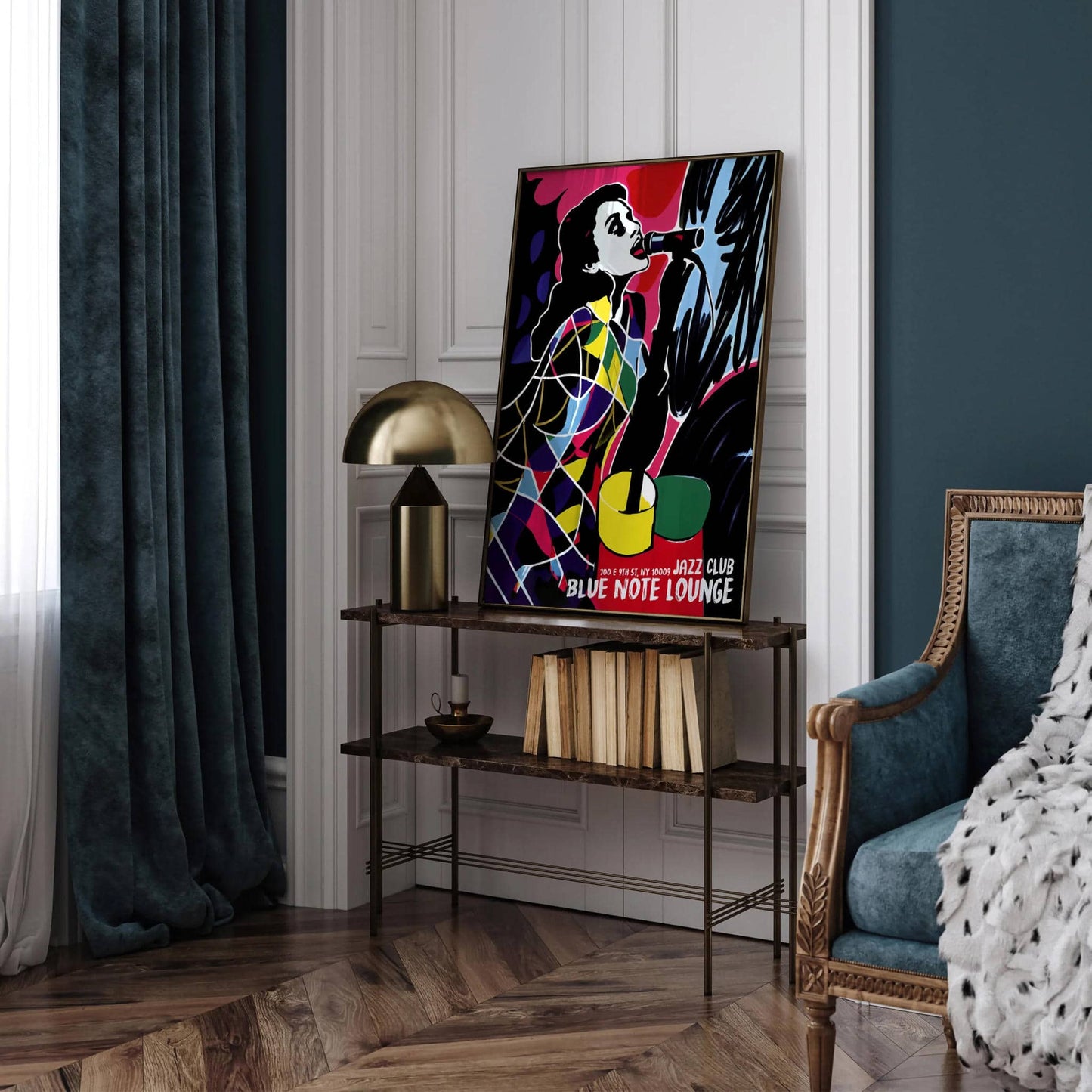 Blue Note Lounge Jazz Club Poster - HypeSheriff