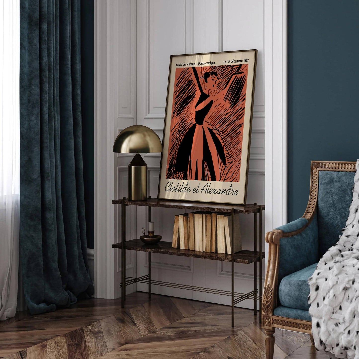 Clotilde et Alexandre Vintage Art Print - HypeSheriff