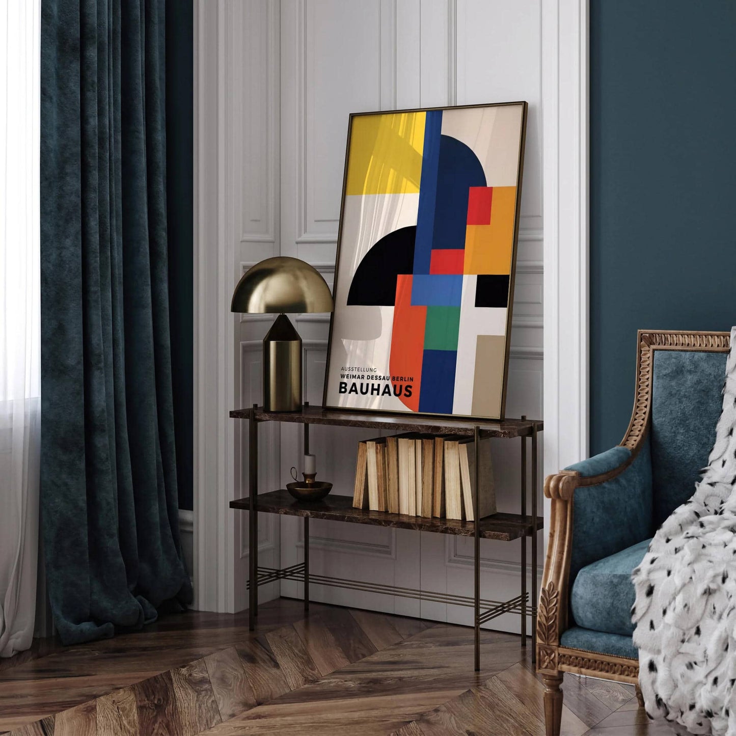 Urban Symmetry Bauhaus Metropolis Poster - HypeSheriff