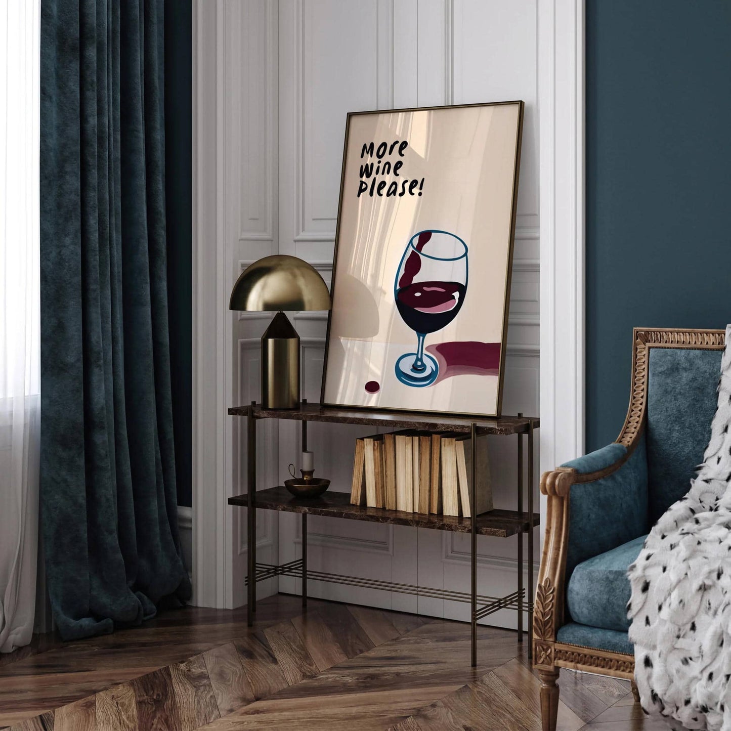 More Wine Please - Suble Art Print - HypeSheriff