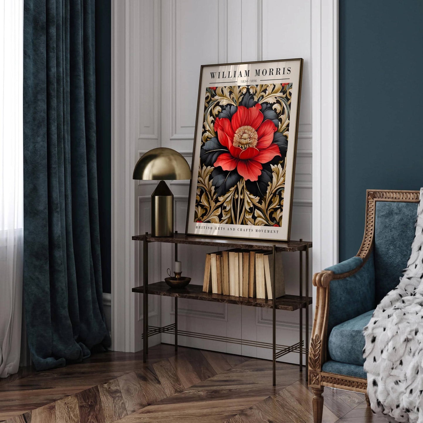 Nature's Tapestry: William Morris-Inspired Poster - HypeSheriff