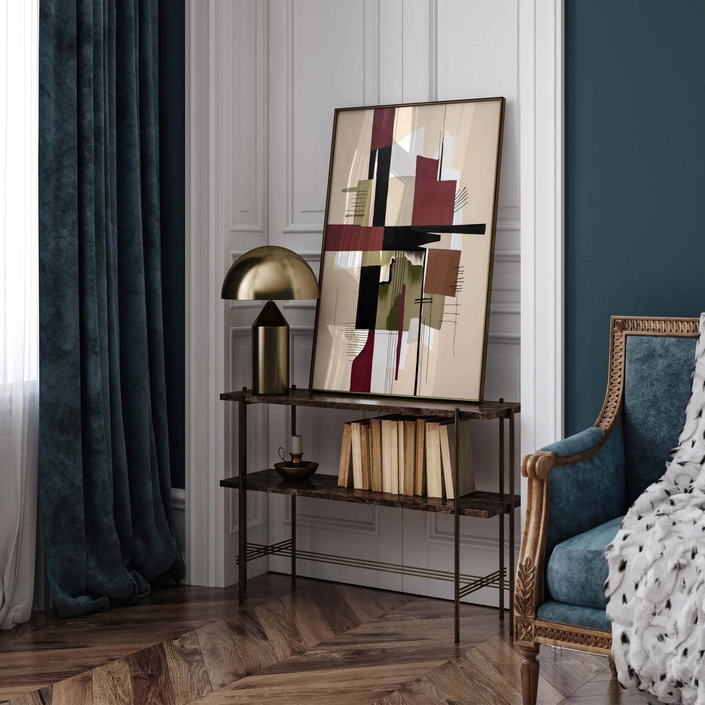 Bold Abstract Art Print for Modern Home Decor - HypeSheriff