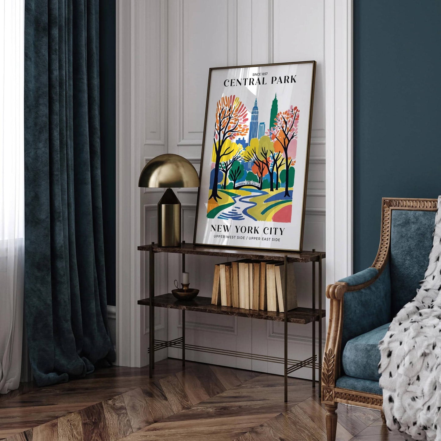 New York City Central Park Travel Poster - HypeSheriff