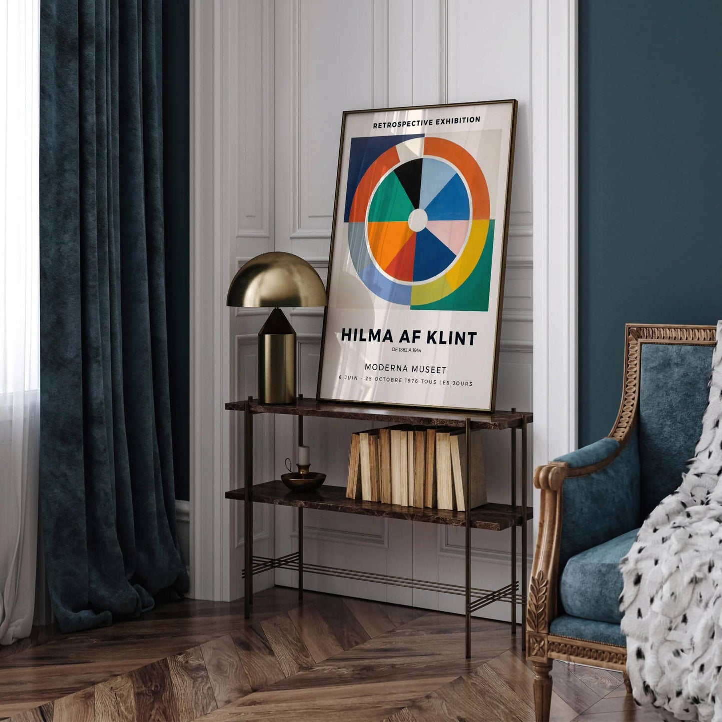 Inspired by Hilma af Klint Modern Exhibition Poster - HypeSheriff