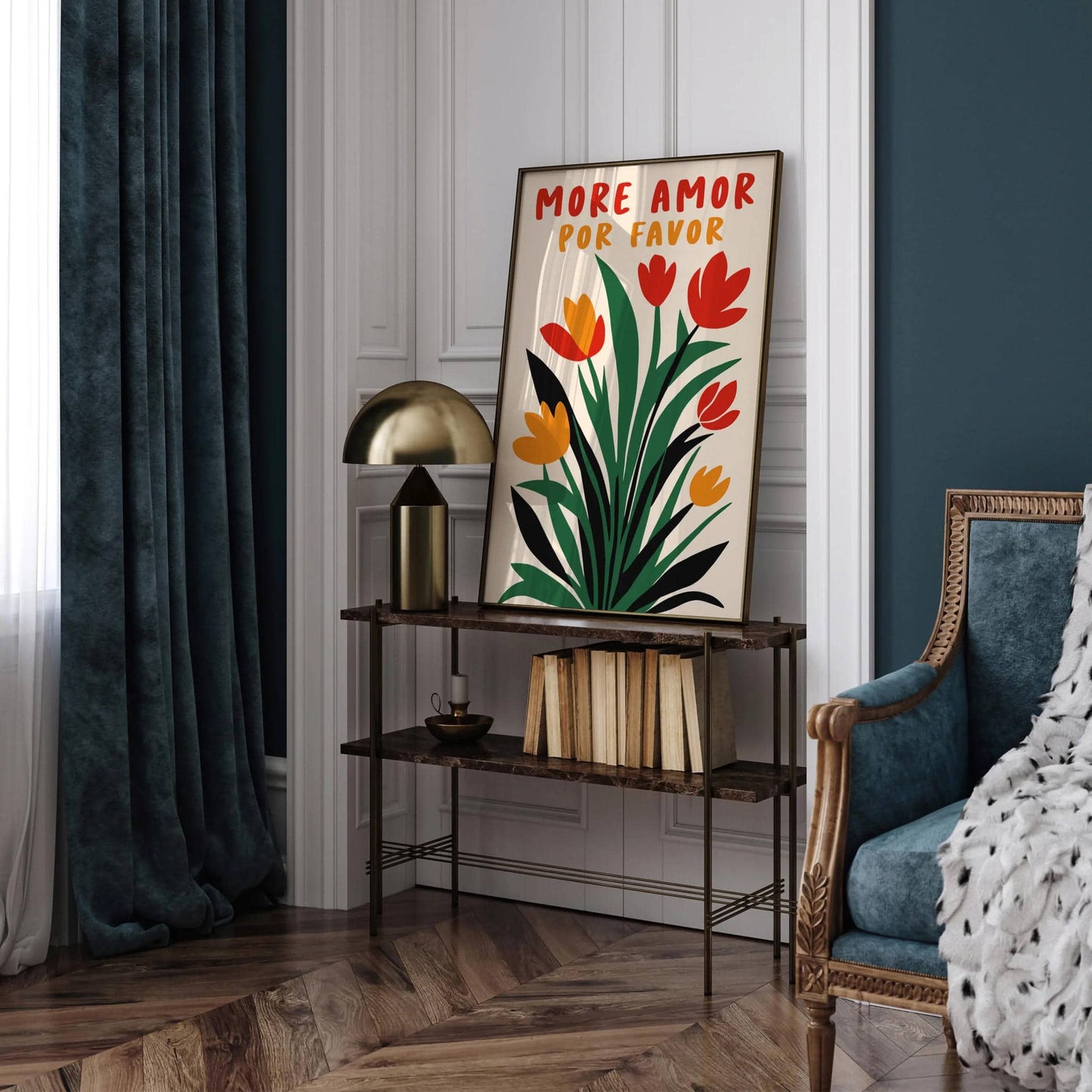 More Amor, Bouquet of Flowers Art Print 2024 - HypeSheriff