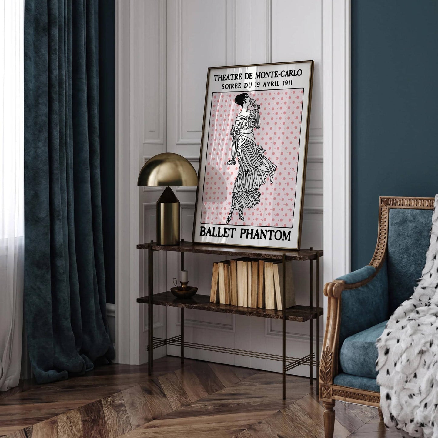 Ballet Phantom Vintage Poster - HypeSheriff