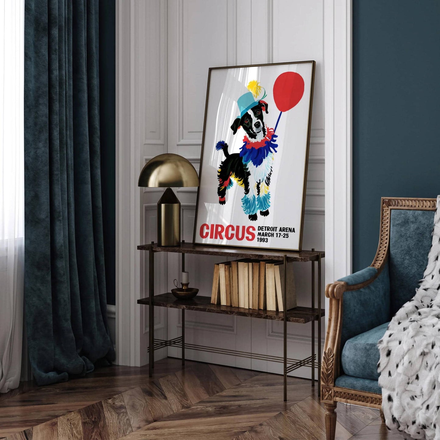 1993 Vintage Circus Poster - HypeSheriff