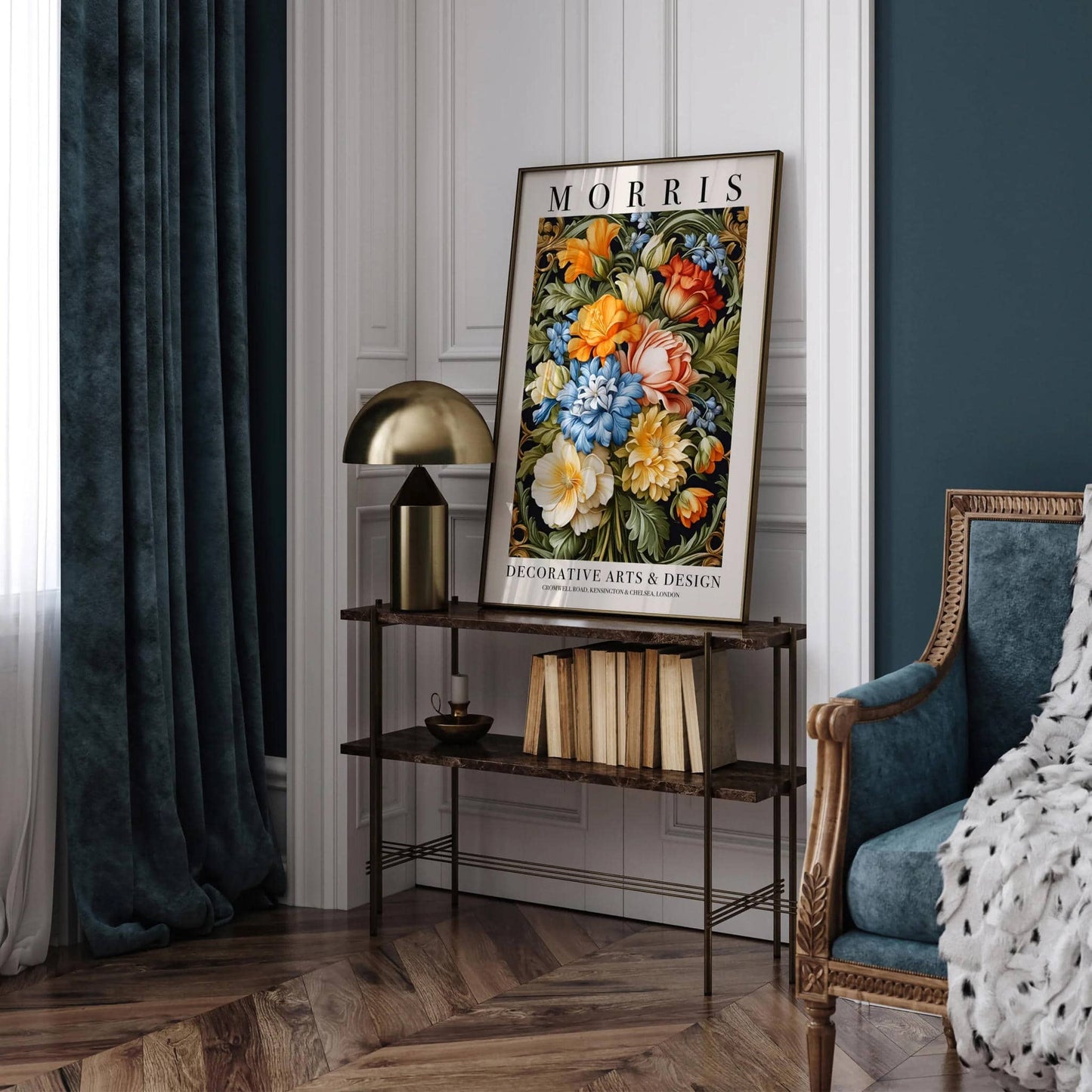 William Morris Bouquet of Flowers Poster - HypeSheriff