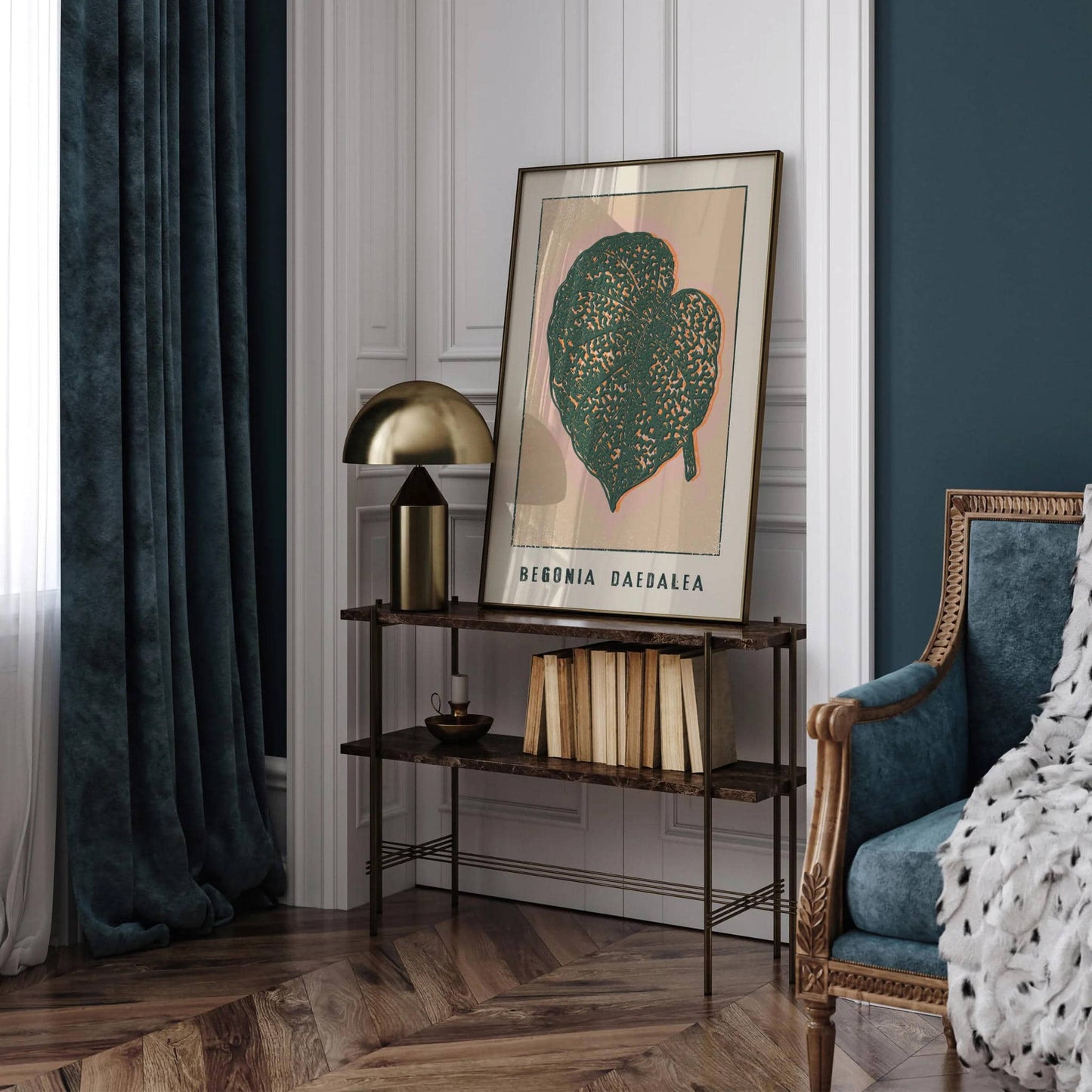 Begonia Daedalea Floral Wall Art - HypeSheriff