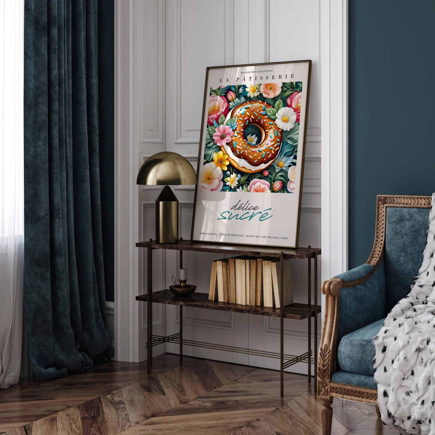 Classic Patisserie Ambiance: Victorian Wall Hanging - HypeSheriff