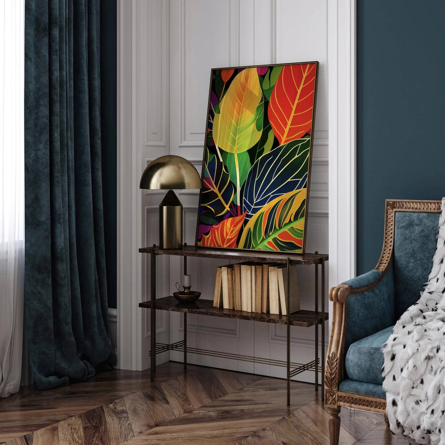 Colorful Floral Autumn - HypeSheriff