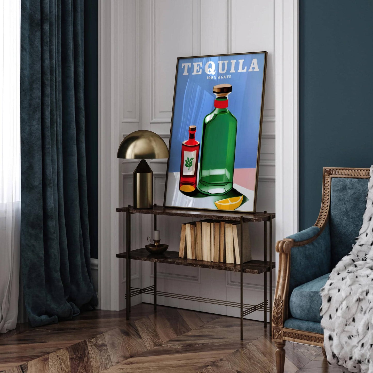 Retro Tequila Advertising Poster - HypeSheriff