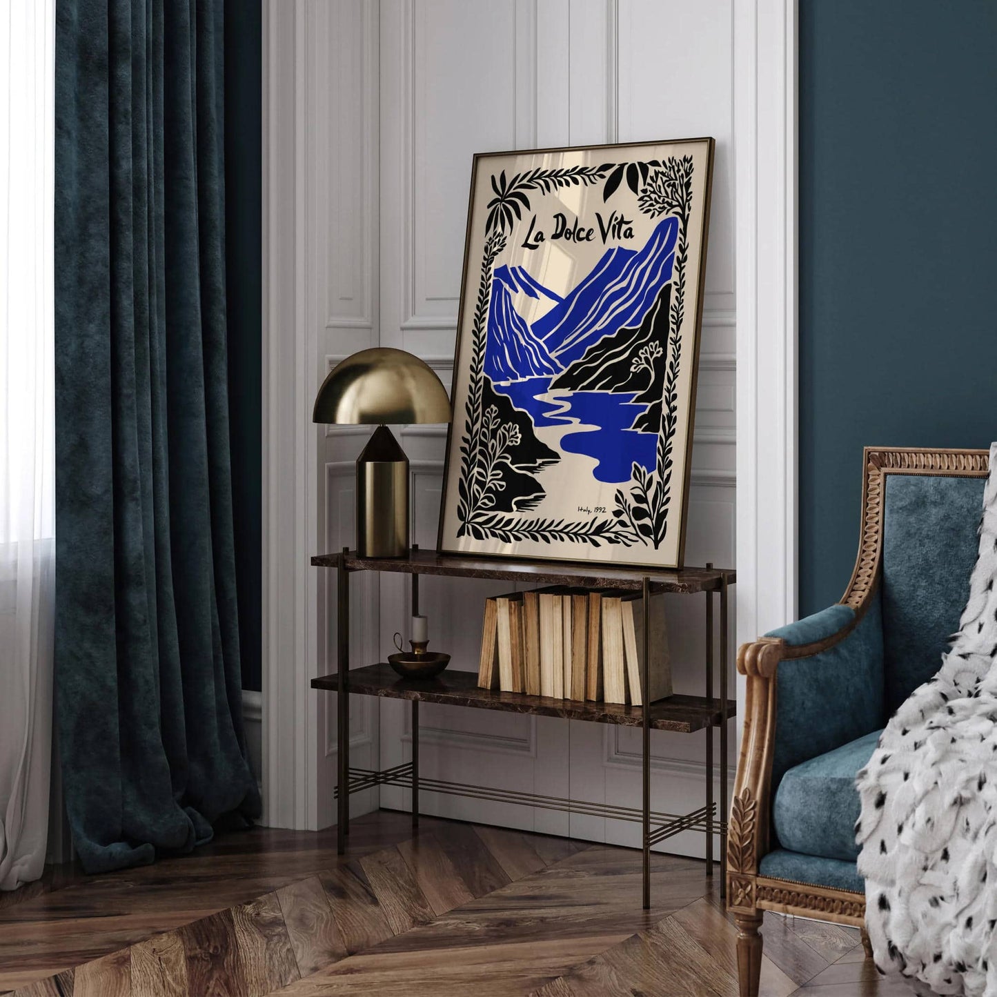 La Dolce Vita Italy Landscape Art Print