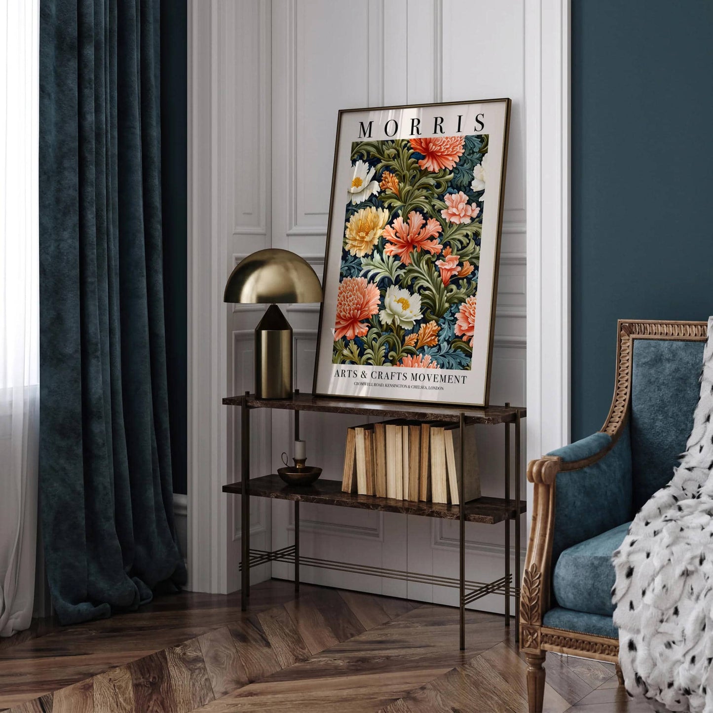 Art Nouveau Botanical William Morris Art Print - HypeSheriff