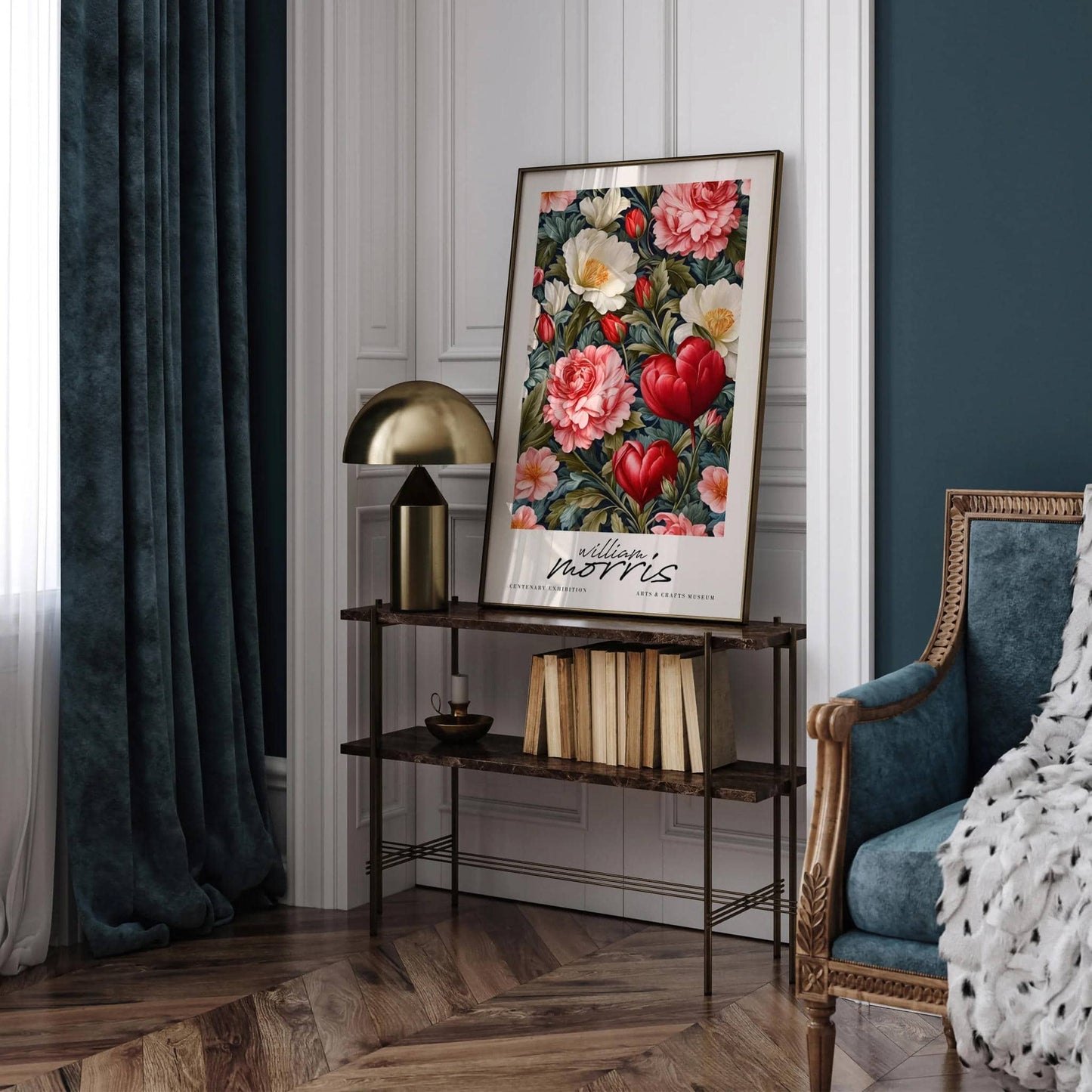 Romantic Floral Wall Art Print - HypeSheriff