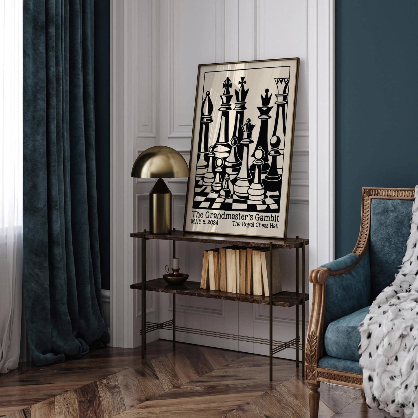 Father's Day Gift for 2024 Chess Wall Art - HypeSheriff