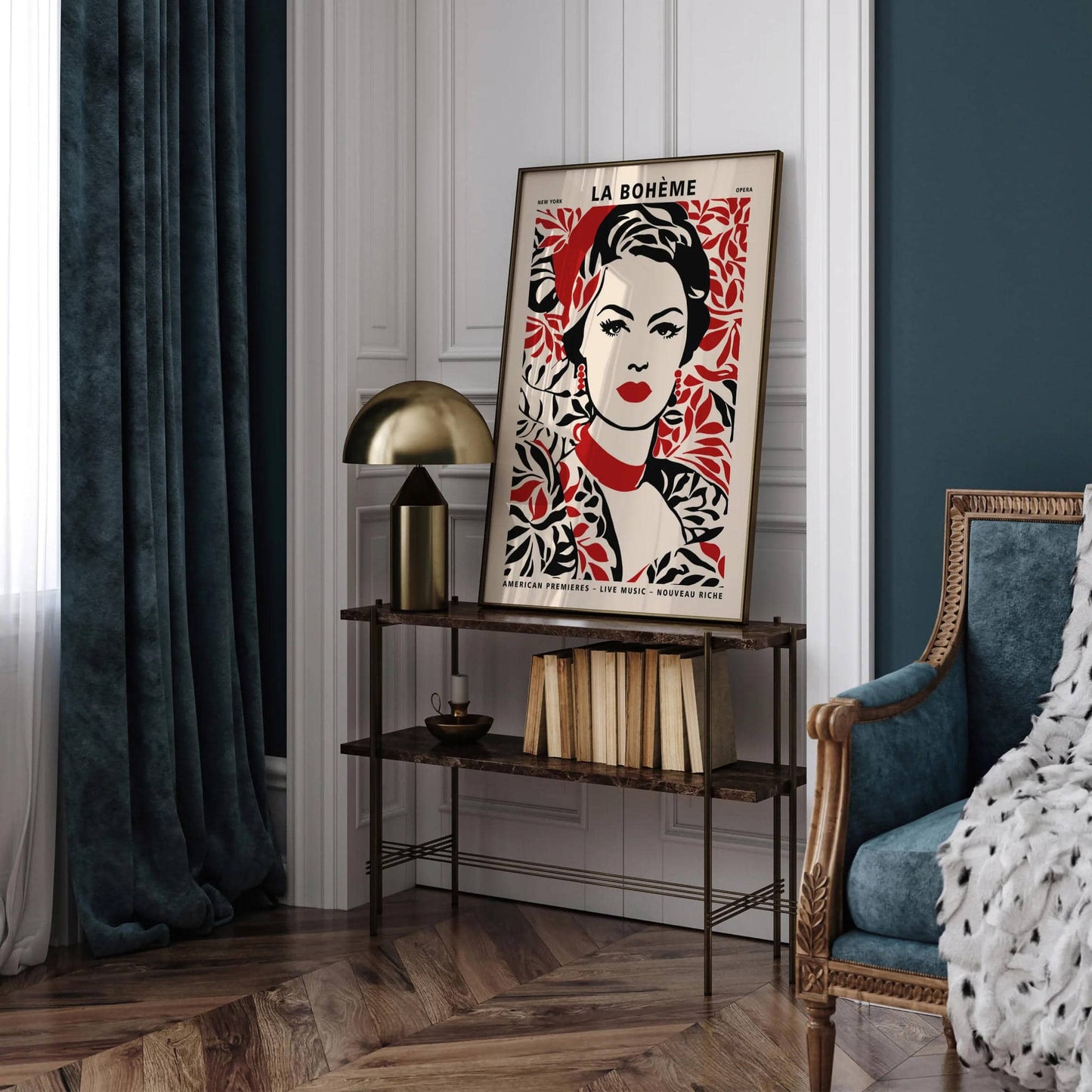 La Bohème Opera Poster – New York City Art Print