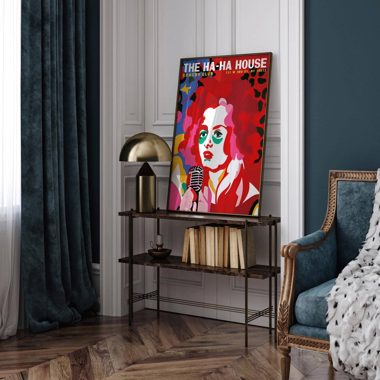 Retro COMEDY CLUB Poster Print - HypeSheriff