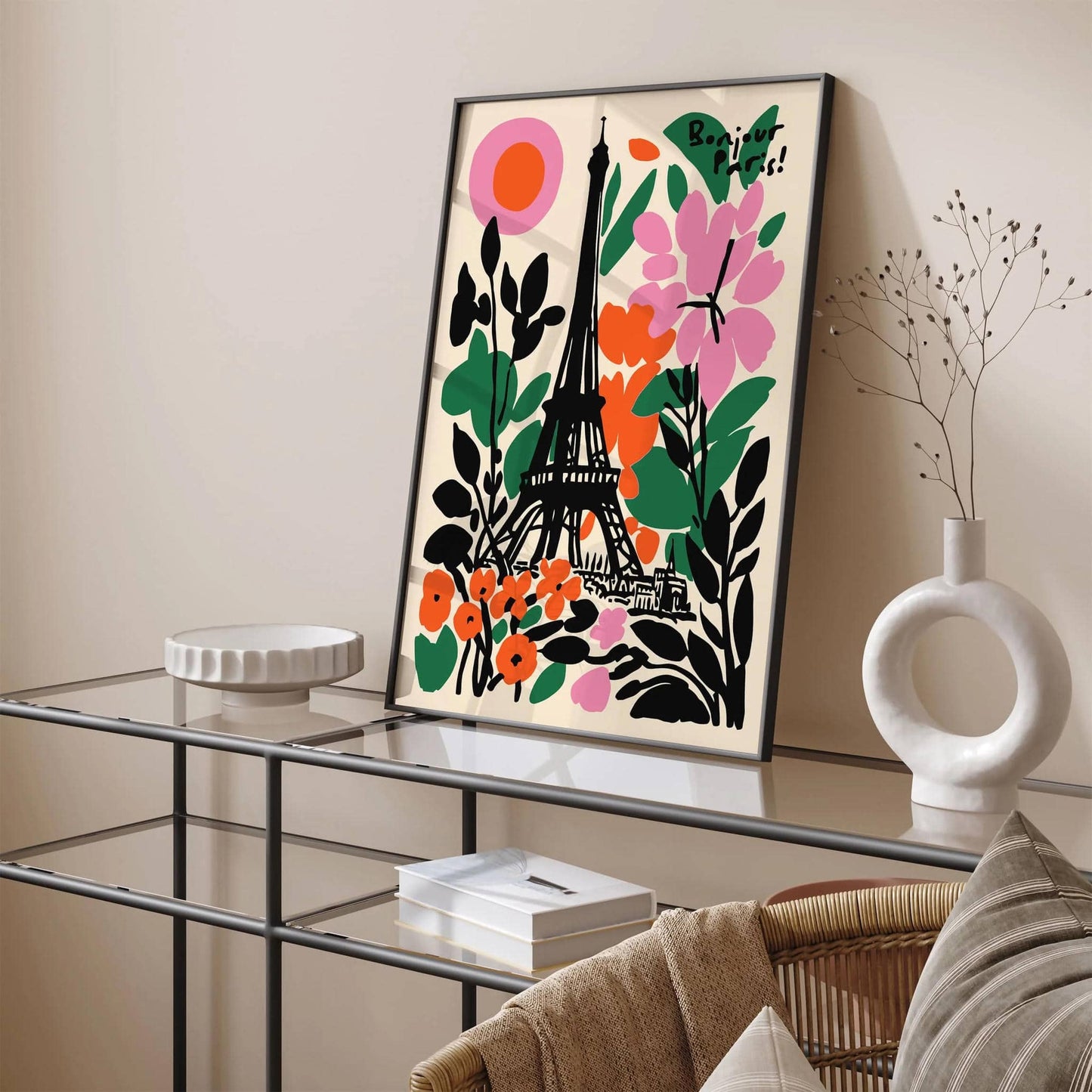 Bonjour Paris Poster