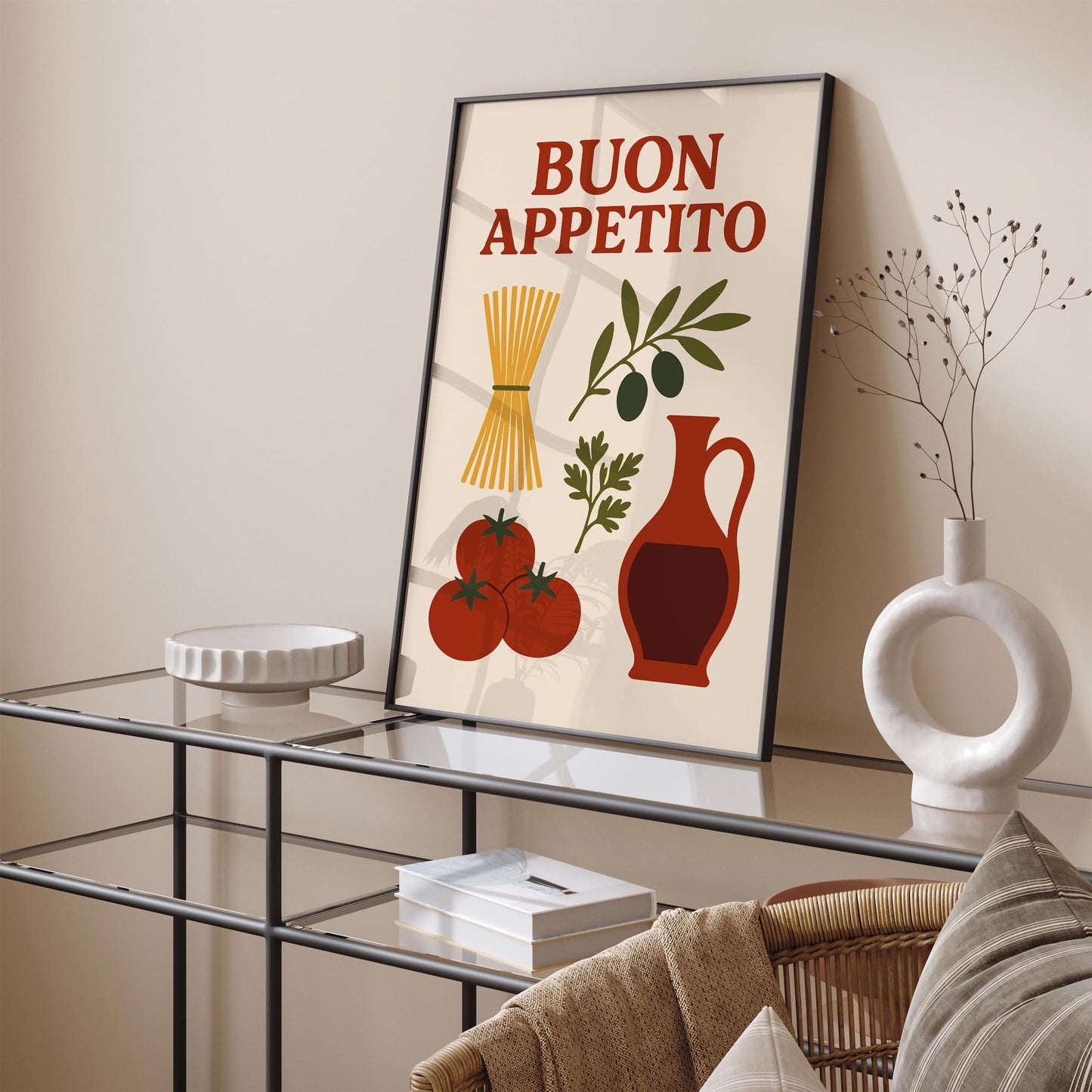 Buon Appetito Italian Foodie Poster