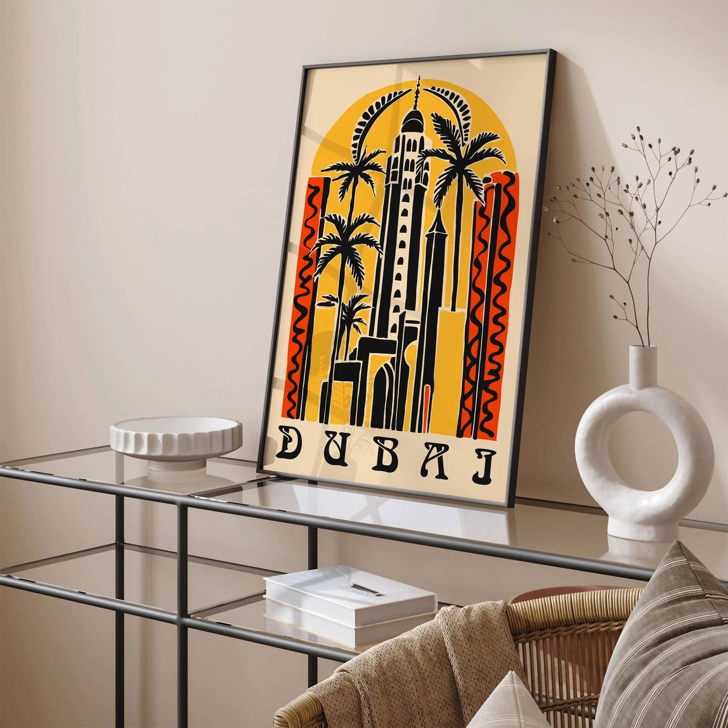 Dubai Eclectic Travel Poster