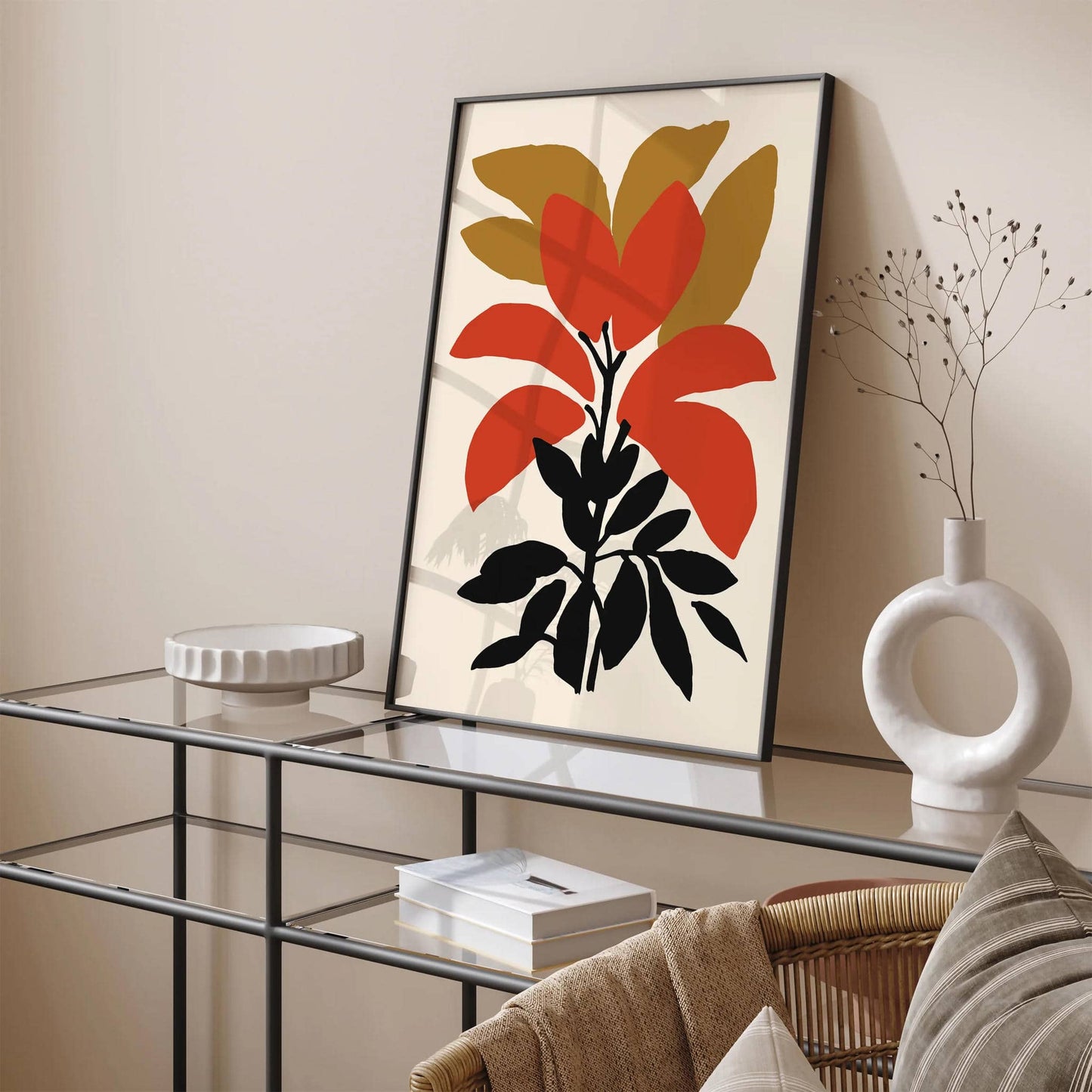 Sharp Edges Abstract Nature Print - HypeSheriff