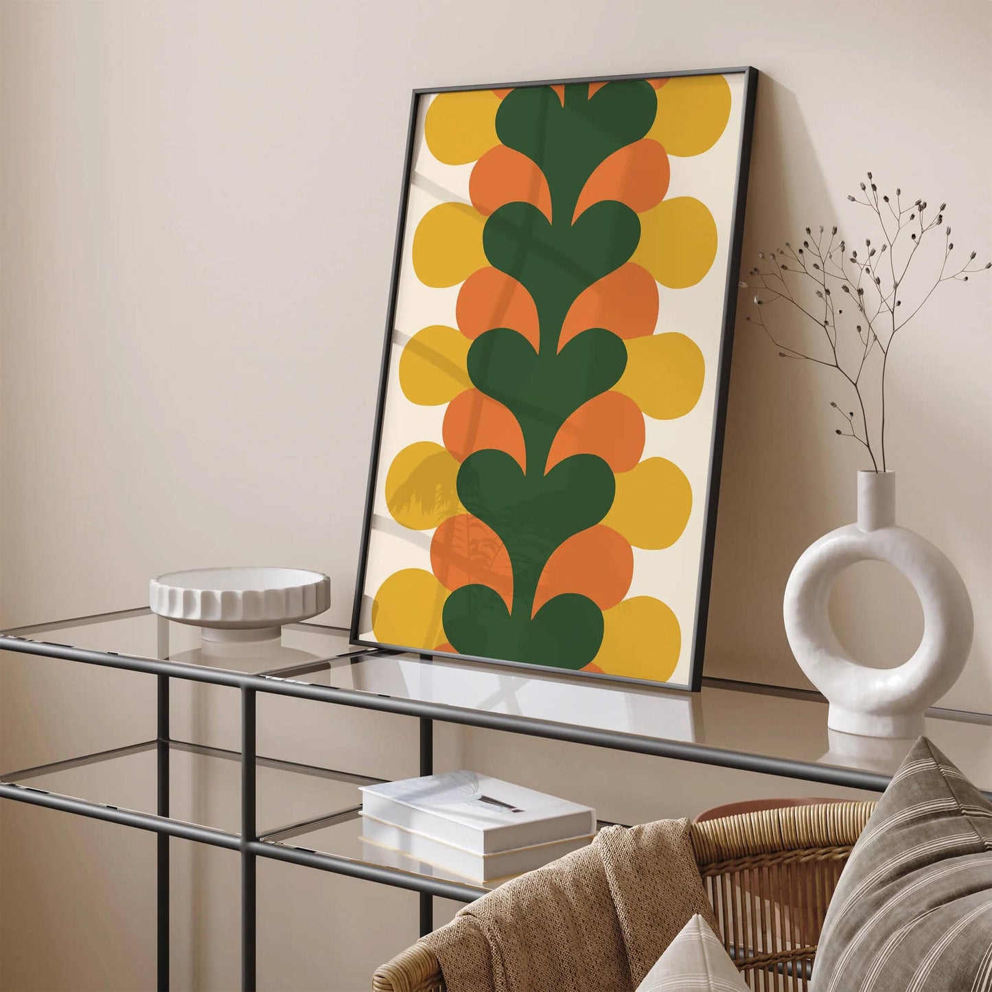 Retro Bold Botanical Poster - HypeSheriff