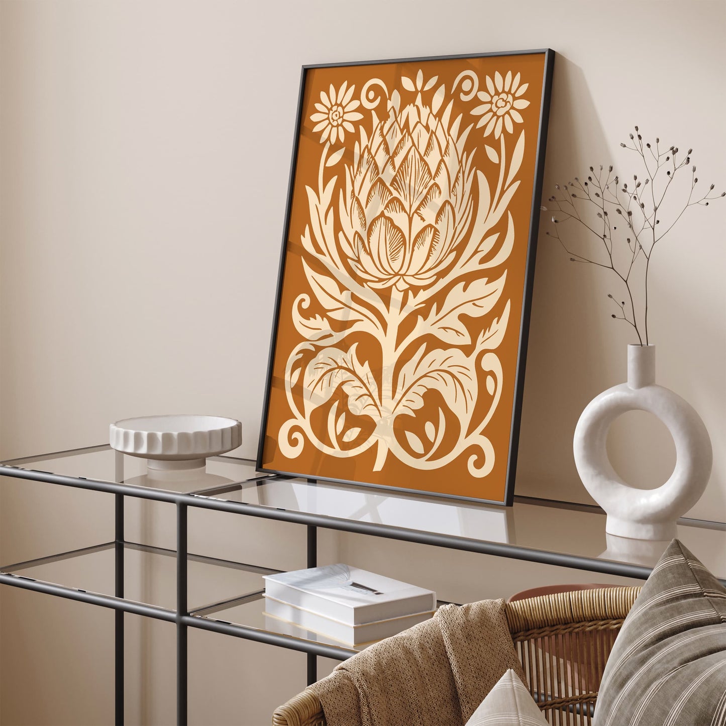 Artichoke Poster - Farmhouse Kitchen Wall Art