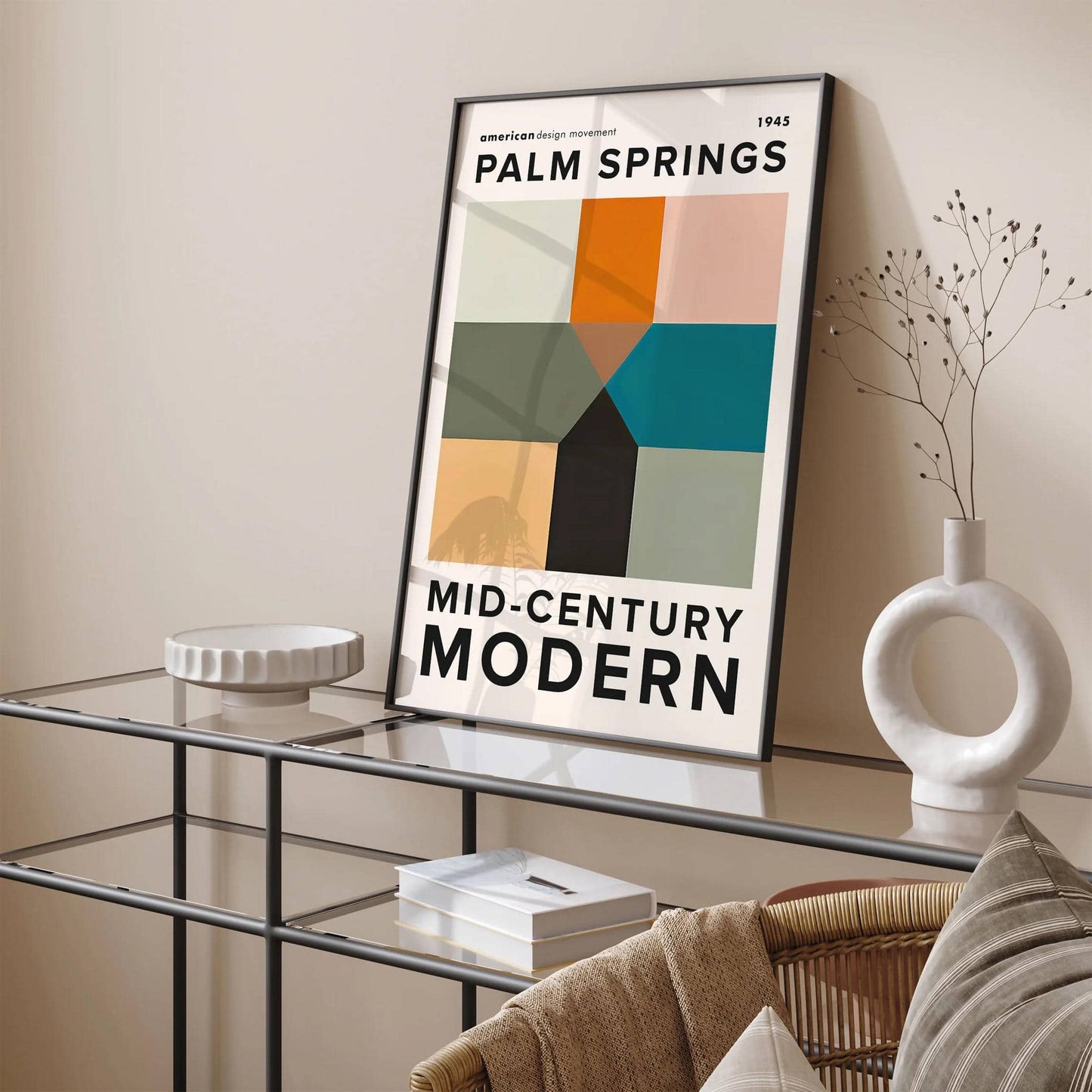Palm Springs Mid Century Modern Poster - HypeSheriff