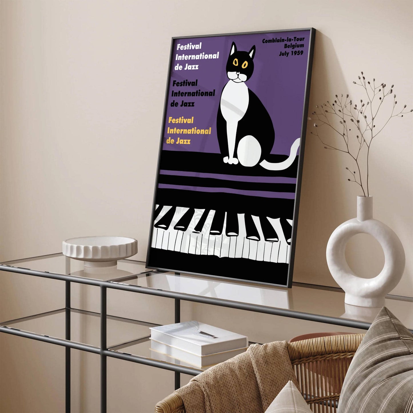 Festival International de Jazz Purple Poster - HypeSheriff