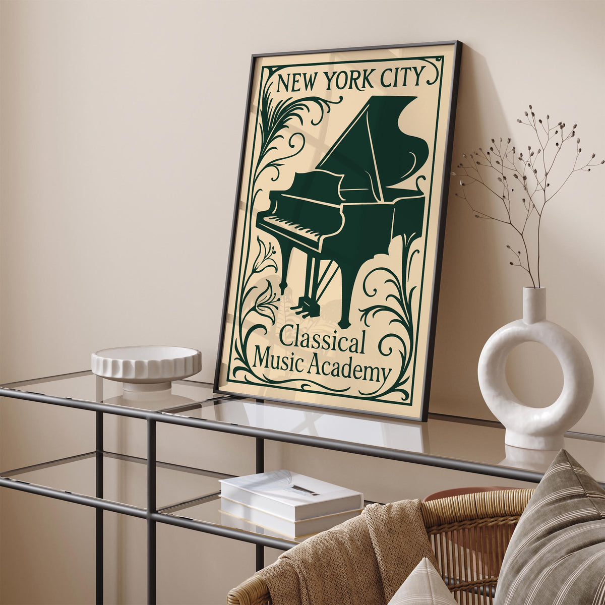 New York Classical Music Academy Art Poster