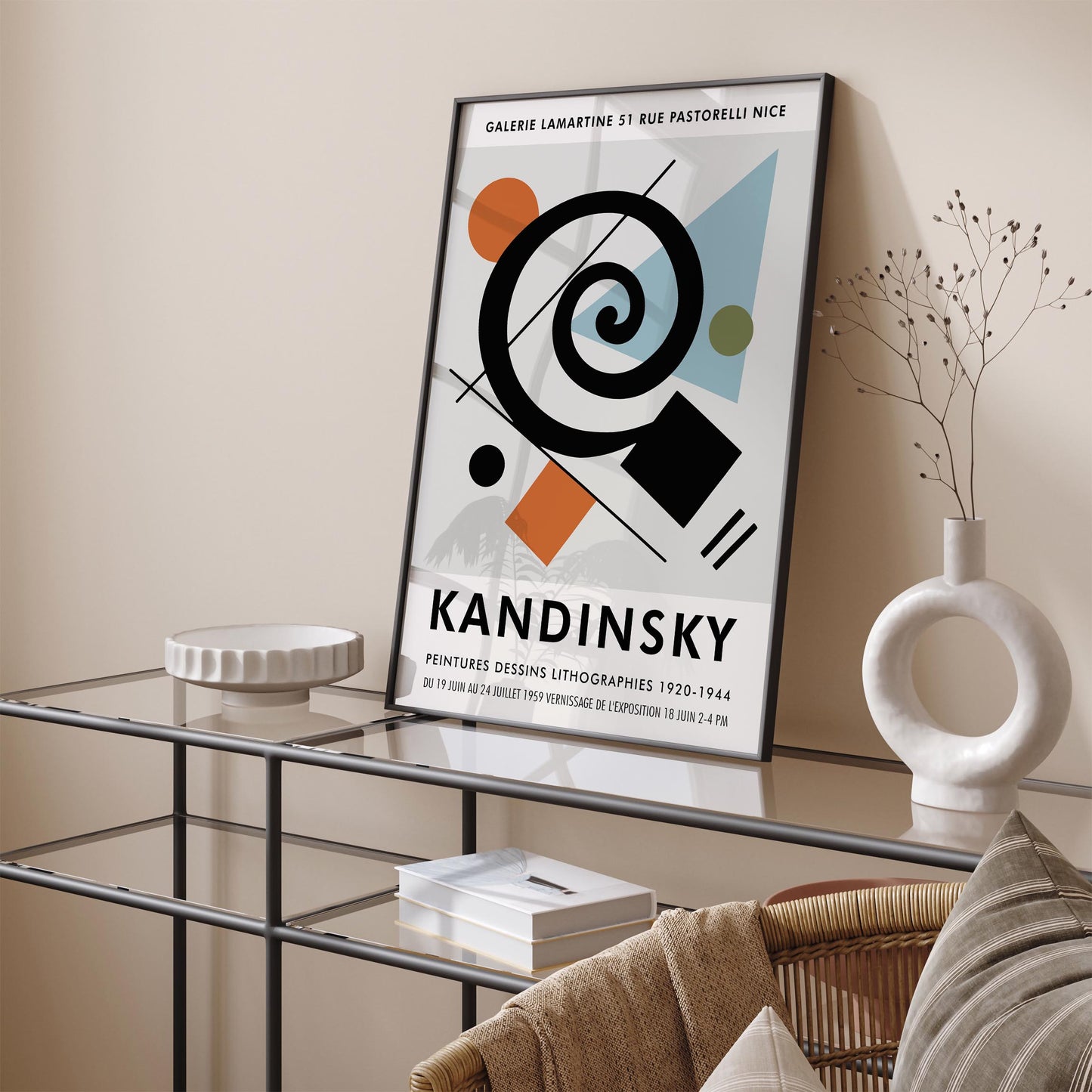 Kandinsky Exhibition Poster - Abstract Modern Art Print