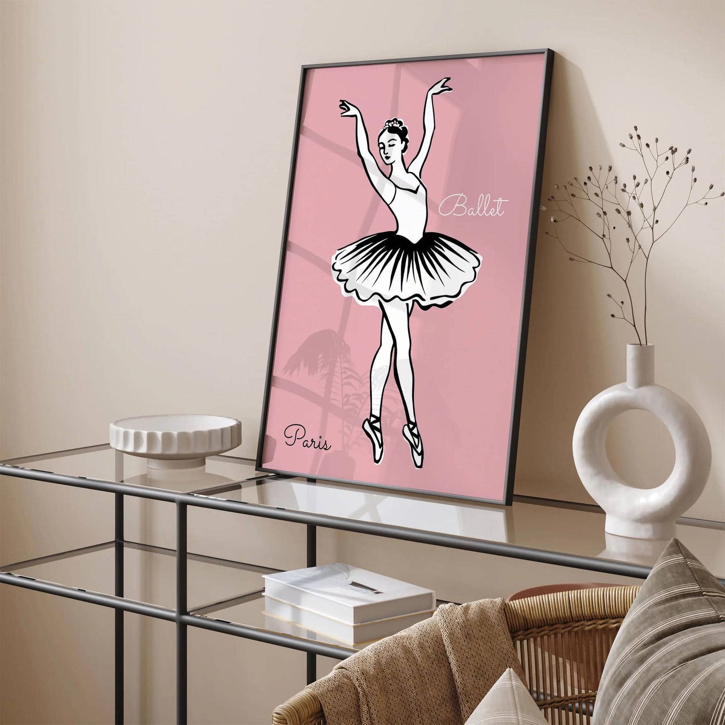Paris Ballet Dance Wall Art - HypeSheriff