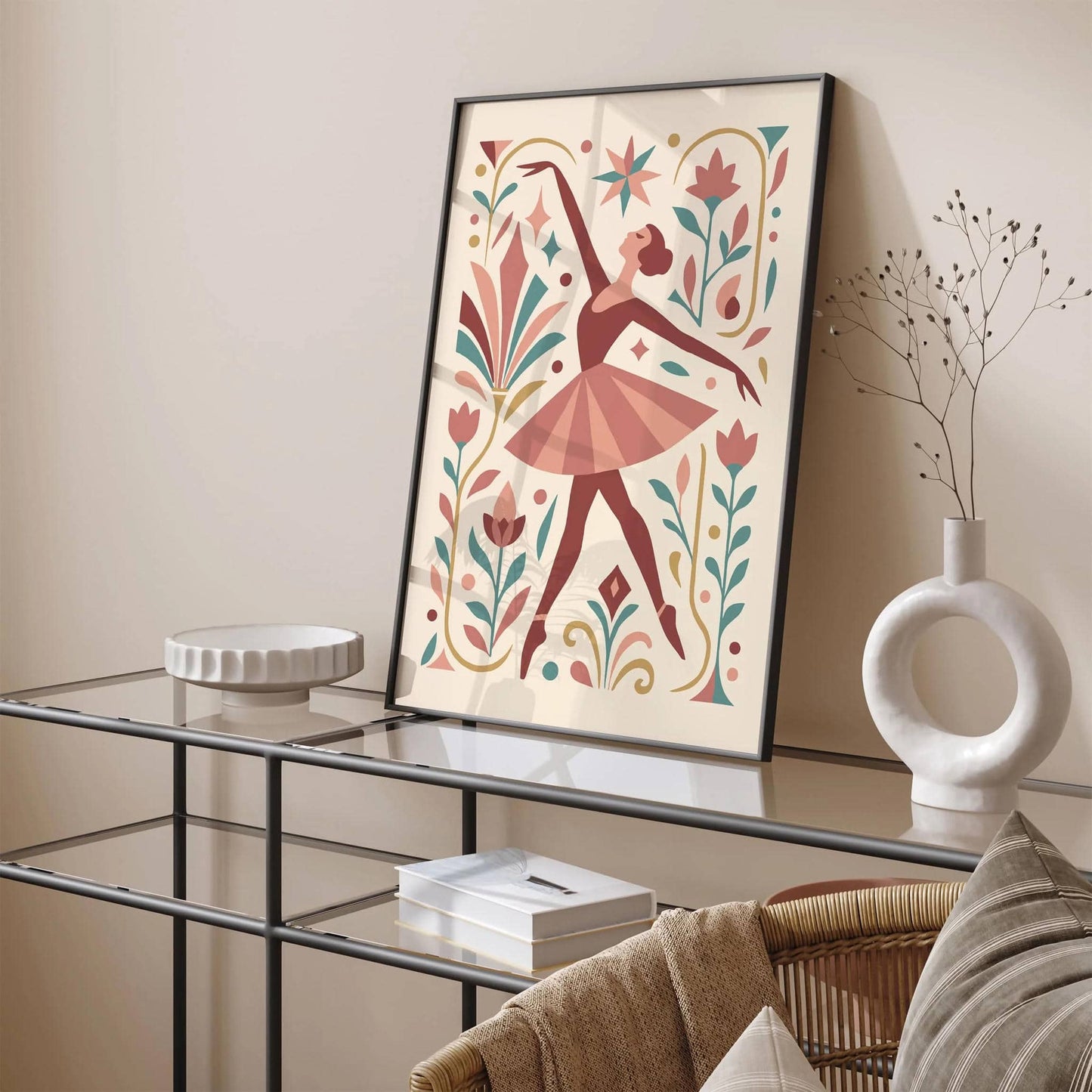 Modern Ballerina Poster