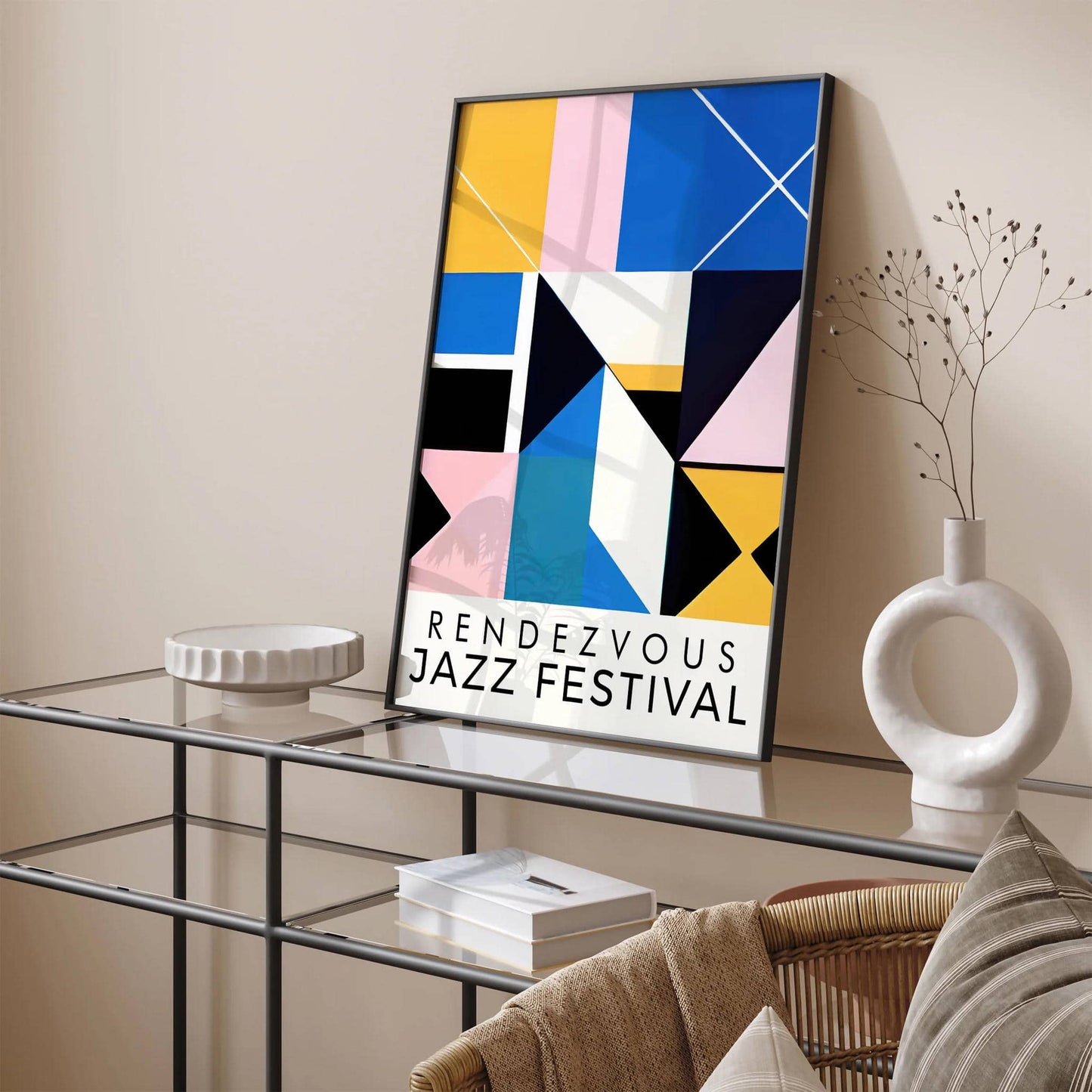 Rendezvous Jazz Festival Modern Art Print 2024 - HypeSheriff
