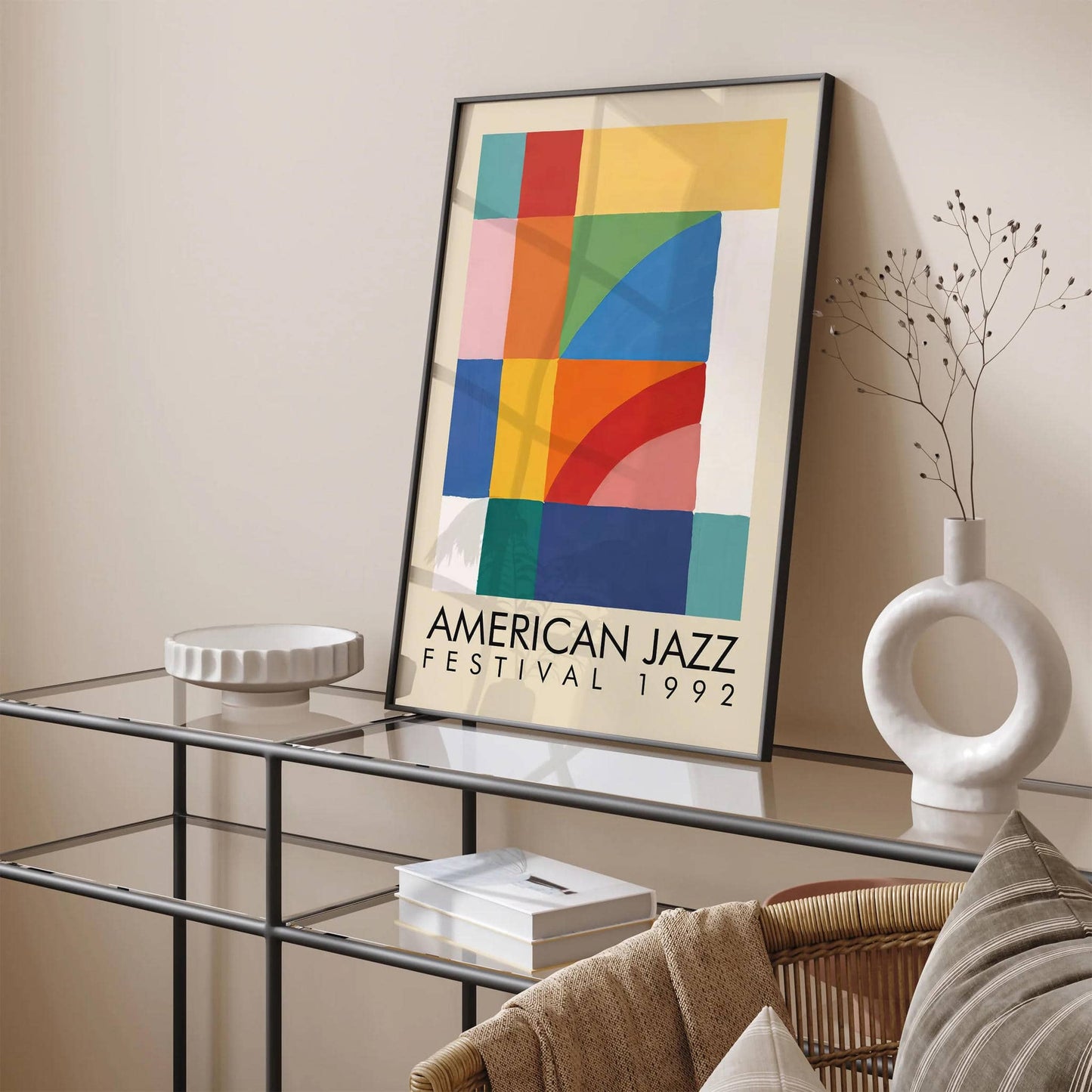 American Jazz Festival Modern Poster - HypeSheriff