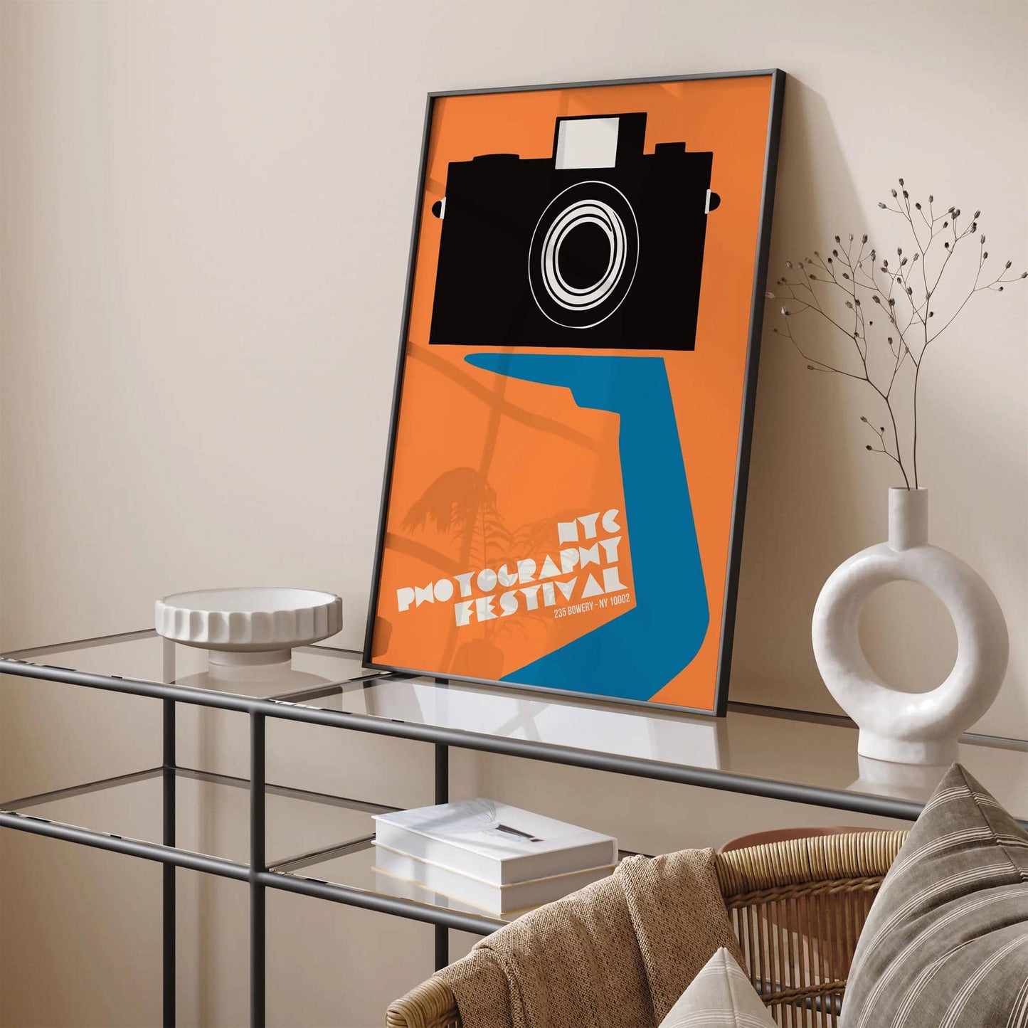 NYC Photography Festival Retro Minimal Poster - HypeSheriff