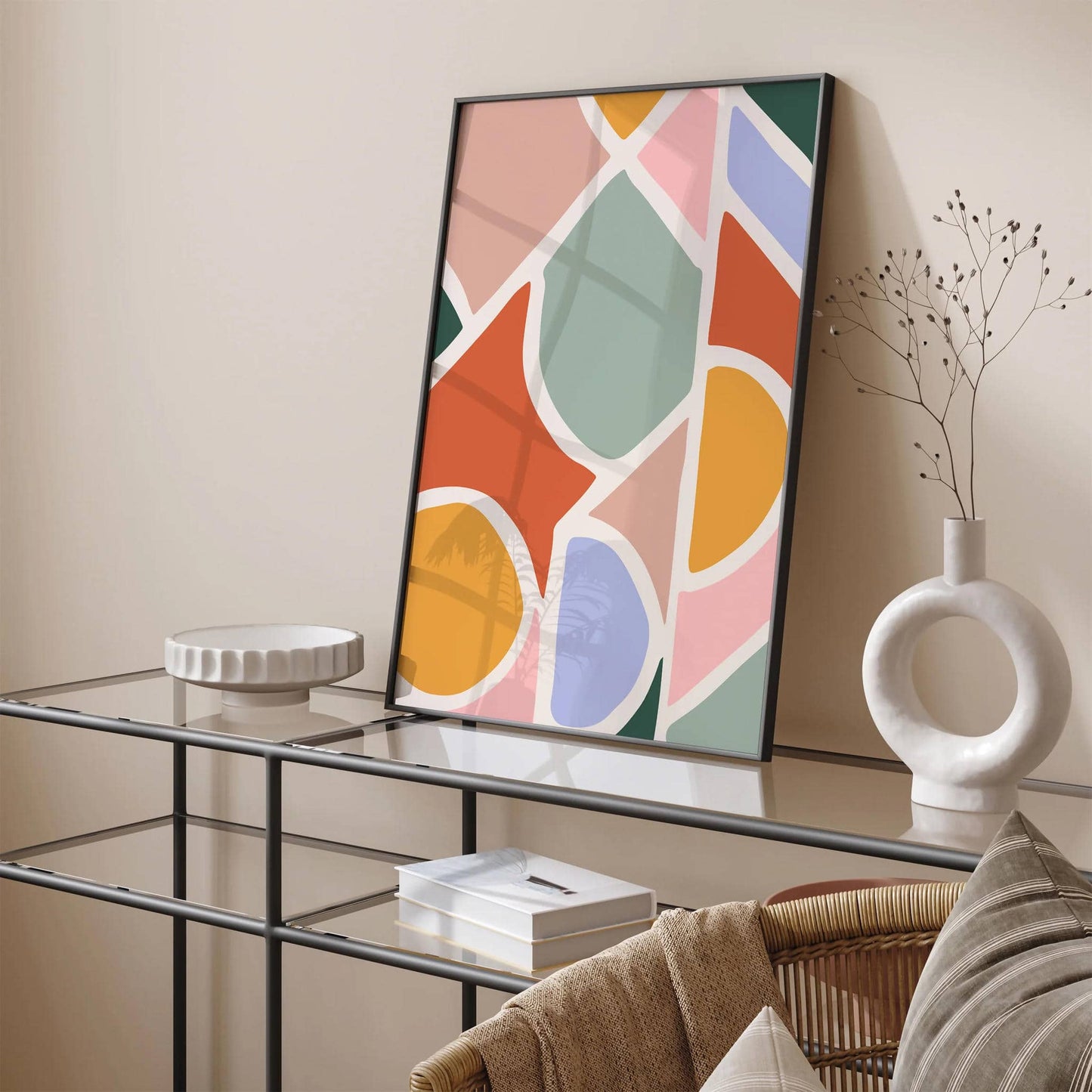 Colorful Abstract Poster - Chic Wall Art - HypeSheriff