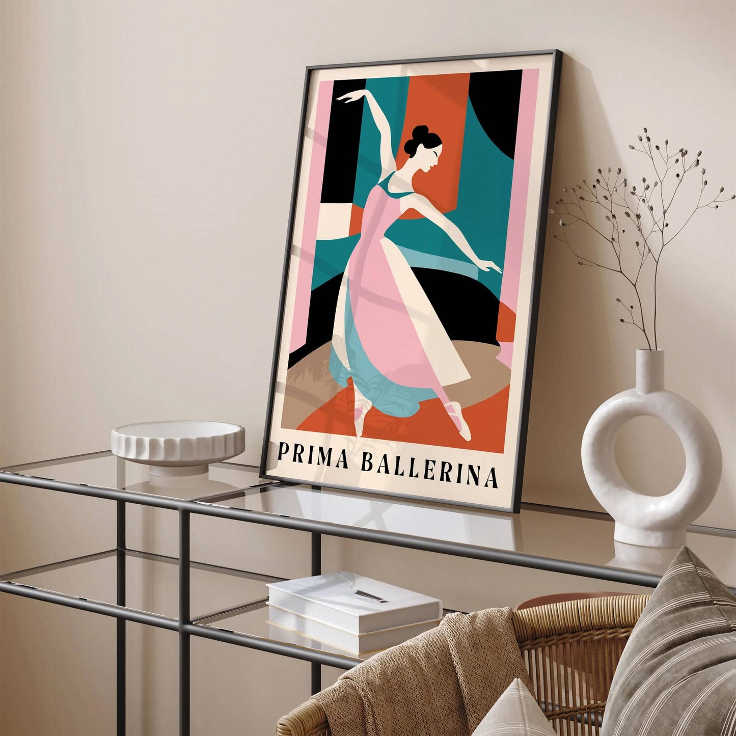 Prima Ballerina Pose Ballet Poster - HypeSheriff