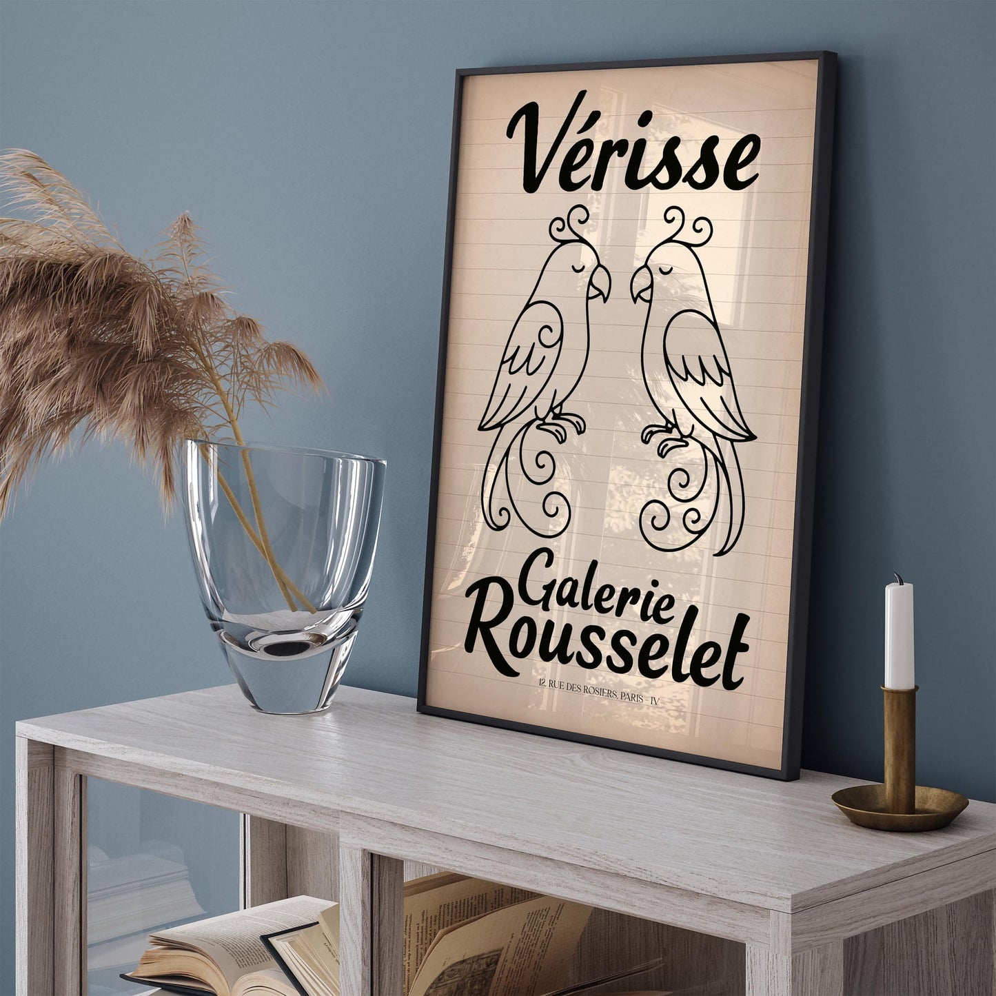 Two Parrots - Galerie Rousselet French Home Decor Wall Art Print